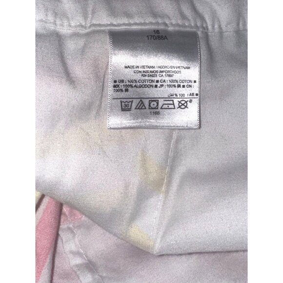 Womens Striped Cotton Shorts Size 16 Multicolor - Picture 2 of 5